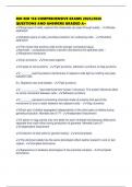 RIO BIO 156 COMPREHENSIVE EXAMS 2025&sol;2026 QUESTIONS AND ANSWERS GRADED A&plus;