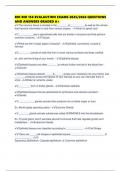 RIO BIO 156 EVALAUTION EXAMS 2025&sol;2026 QUESTIONS AND ANSWERS GRADED A&plus;