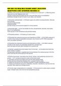 RIO BIO 156 REALIBLE EXAMS SHEET 2025&sol;2026 QUESTIONS AND ANSWERS GRADED A&plus;