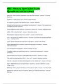 ITEC Beauty Specialist Exam Questions and Answers