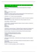 SOCIOLOGY 1301 CORE EXAMS SET 2025&sol;2026 QUESTIONS AND ANSWERS RATED A&plus;