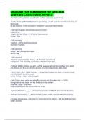 SOCIOLOGY 1301 EXAMINATION SET 2025&sol;2026 QUESTIONS AND ANSWERS RATED A&plus;