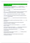SOCIOLOGY 1301 FINAL PAPER 2025&sol;2026 QUESTIONS AND ANSWERS RATED A&plus;