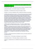 SOCIOLOGY 1301 TEST PAPER 2025&sol;2026 QUESTIONS AND ANSWERS RATED A&plus;