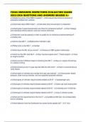 TEXAS EMISSIONS INSPECTIONS EVALUATION EXAMS 2025&sol;2026 QUESTIONS AND ANSWERS GRADED A&plus;