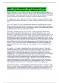 TEXAS FOOD HANDLERS COMPREHENSIVE EXAMS 2025&sol;2026 QUESTIONS AND ANSWERS RATED A&plus;