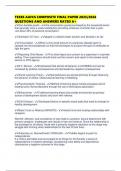 TEXES AAFCS COMPOSITE FINAL PAPER 2025&sol;2026 QUESTIONS AND ANSWERS RATED A&plus;