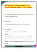 WKF EXAM PACKAGE DEAL QUESTIONS AND VERIFIED DETAILED ANSWERS &vert; 100&percnt; GUARANTEED PASS &vert; ALREADY GRADED A&plus;