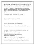 Herzing FNP - NU 631 Healthcare of Women Across the Life Span &ndash; Comprehensive Questions With Complete Solutions