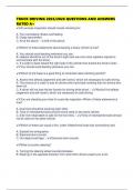 TRUCK DRIVING 2025&sol;2026 QUESTIONS AND ANSWERS RATED A&plus;