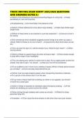 TRUCK DRIVING EXAM SCRIPT 2025&sol;2026 QUESTIONS AND ANSWERS RATED A&plus;