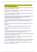 TRUCKING RODEO STUDY GUIDE 2025&sol;2026 QUESTIONS AND ANSWERS GRADED A&plus;