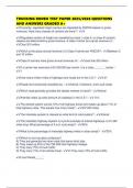 TRUCKING RODEO TEST PAPER 2025&sol;2026 QUESTIONS AND ANSWERS GRADED A&plus;
