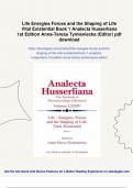 Life Energies Forces and the Shaping of Life Vital Existential Book 1 Analecta Husserliana 1st Edition Anna-Teresa Tymieniecka &lpar;Editor&rpar; - PDF Download
