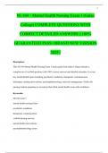 NU160 &ndash; Mental Health Nursing Exam 3 &lpar;Galen College&rpar; COMPLETE QUESTIONS WITH CORRECT DETAILED ANSWERS &vert;&vert; 100&percnt; GUARANTEED PASS <BRAND NEW VERSION 2025>