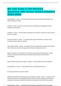 Bio 1107 Exam 5 Test Revision Questions with Correct Solved Solutions &lpar;2025-2026&rpar;&period;