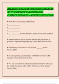 RELATIVITY RCA CERTIFICATION TESTBANK WITH COMPLETE QUESTIONS AND CORRECT DETAILED ANSWERS &lpar;2025&sol;2026&rpar;