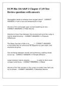 ECPI Bio 116 A&P 2 Chapter 17&comma;19 Test Review questions with answer