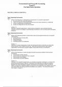Governmental and Non-profit Accounting test bank study 