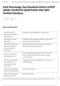 MAP Knowledge Test Questions EXAM LATEST &lpar;2025&rpar; COMPLETE QUESTIONS With 100&percnt; Verified Solutions&comma;