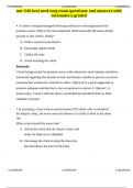  nur  240  hesi  med  surg  exam  questions   rationales a graded