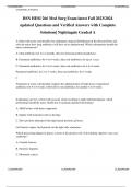  BSN HESI 266 Med Surg Exam latest Fall 2023&sol;2024  updated Questions and Verified Answers with Complete  Solutions&vert; Nightingale Graded A 