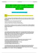  HESI&Tab;MED&Tab;SURG&Tab;EXIT&Tab;EXAM&Tab;2&Tab;NEWEST&Tab; VERSION-with&Tab;100&percnt;&Tab;verified&Tab;answers 2022-2023&Tab; Answers&Tab;are&Tab;on&Tab;the&Tab;last&Tab;pages&Tab; TEST&Tab;1&Tab; Multiple&Tab;Choice&Tab;Identify&Tab;the&Tab;letter&Tab;of&Tab;the&Tab;choice&Tab;that&Tab;best&Tab;completes&Tab;the&Tab;statement&Tab;or&Tab;answers&Tab;the&Tab; question&period;&Tab;