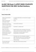 UA BSC 108 Exam 2 LATEST &lpar;2025&rpar; COMPLETE QUESTIONS With 100&percnt; Verified Solutions&comma;