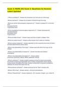 Exam 3&rpar; NURS 242 Exam 3&colon; Questions & Answers&colon; Latest Updated