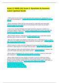 Exam 2&rpar; NURS 242 Exam 2&colon; Questions & Answers&colon; Latest Updated Guide