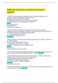 NURS 242 Final Exam&colon; Questions & Answers &vert; Updated