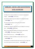 BIBL104 - QUIZ 6 2025 QUESTIONS AND ANSWERS