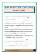 BIBL 104 - QUIZ 5 2025 QUESTIONS AND ANSWERS