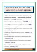 BIBL-104 QUIZ 1&comma; BIBL 104 EXAM 1 2025 QUESTIONS AND ANSWERS