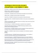 BUNDLED EXAMS FOR PSYCHOLOGY 101 EXAM 1 QUESTIONS & ANSWERS&lpar;GRADED A&plus;&rpar;