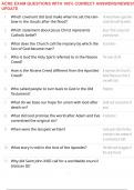 ACRE EXAM QUESTIONS WITH 100&percnt; CORRECT ANSWERS&sol;NEWEST UPDATE