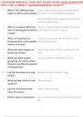 LOUISIANA HORTICULTURE TEST STUDY GUIDE &lpar;2025&rpar; QUESTIONS WITH 100&percnt; CORRECT ANSWERS&sol;NEWEST UPDATE