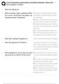 LACP STANDARD QUESTIONS & ANSWERS VERIFIED 100&percnt; CORRECT&sol;NEWEST UPDATE