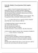 NAA-100&period;&period;&period;Module 2 Exam Questions With Complete Solutions