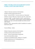 NBRC CSE PRACTICE EXAM REVIEW STUDY GUIDE LATEST 2025-2026 UPDATE