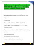 E6 Technical Sergeant Promotion Board  2025&sol;2026 Exam Questions with 100&percnt;  Correct Answers &vert; Latest Update 