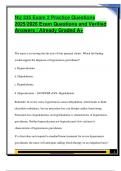 NU 335 Exam 2 Practice Questions  2025&sol;2026 Exam Questions and Verified  Answers &vert; Already Graded A&plus;