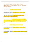 CIP C120 UNDERWRITING ESSENTIALS QUESTIONS AND ANSWERS LATEST 2025-2026 EXAM UPDATE