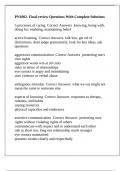 PN1002- Final review Questions With Complete Solutions