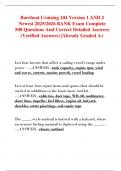 Bareboat Cruising 104 Version 1 AND 2  Newest 2025&sol;2026 BANK Exam Complete  500 Questions And Correct Detailed Answers  &lpar;Verified Answers&rpar; &vert;Already Graded A&plus;