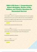 YMCA CPR Exam I &sol; Comprehensive Expert Strategies&comma; Review of Key Quizzes&comma; and Practice Questions for Guaranteed Success