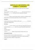 D439 EXAM 3 QUESTIONS AND CORRECT ANSWERS&excl;&excl;