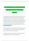 CPCS&sol;CPMSM Exam QUESTIONS AND ANSWERS RATED A&plus; 2025&vert;2026 UPDATE