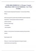 GMS 6504 MODULE 1-3 Exam 1 Latest Questions with Correct Solutions- Ace Your Grades&period;