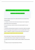 CRCR Practice QUESTIONS AND ANSWERS RATED A&plus; 2025&vert;2026 UPDATE